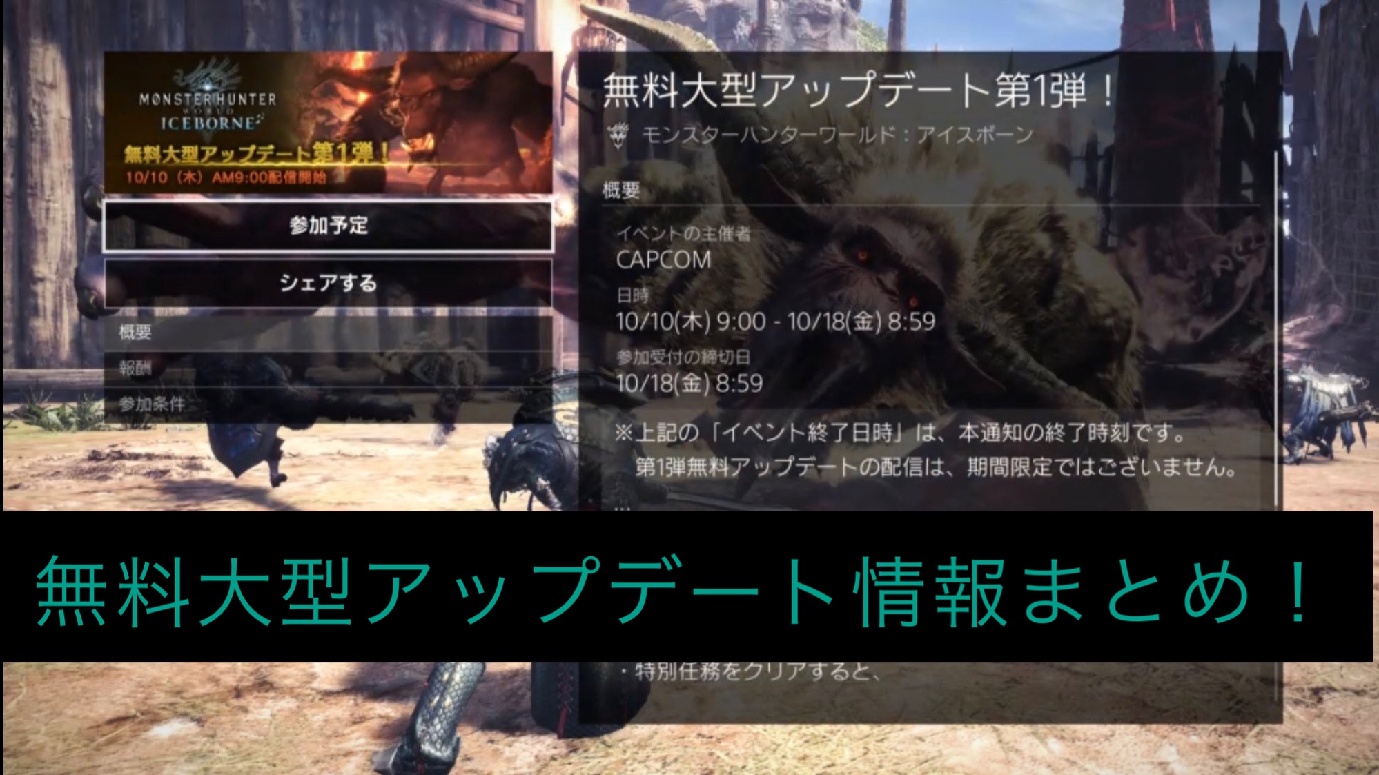 Mhwアイスボーン ラージャンと導きの地に 溶岩地帯 追加 アップデート第1弾情報まとめ ゲーム難解デイズ