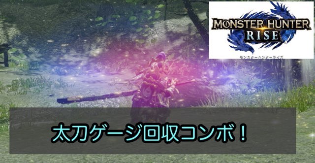 モンハンライズ 太刀の見切り斬りと居合抜刀気刃斬りの練習方法 ゲーム難解デイズ